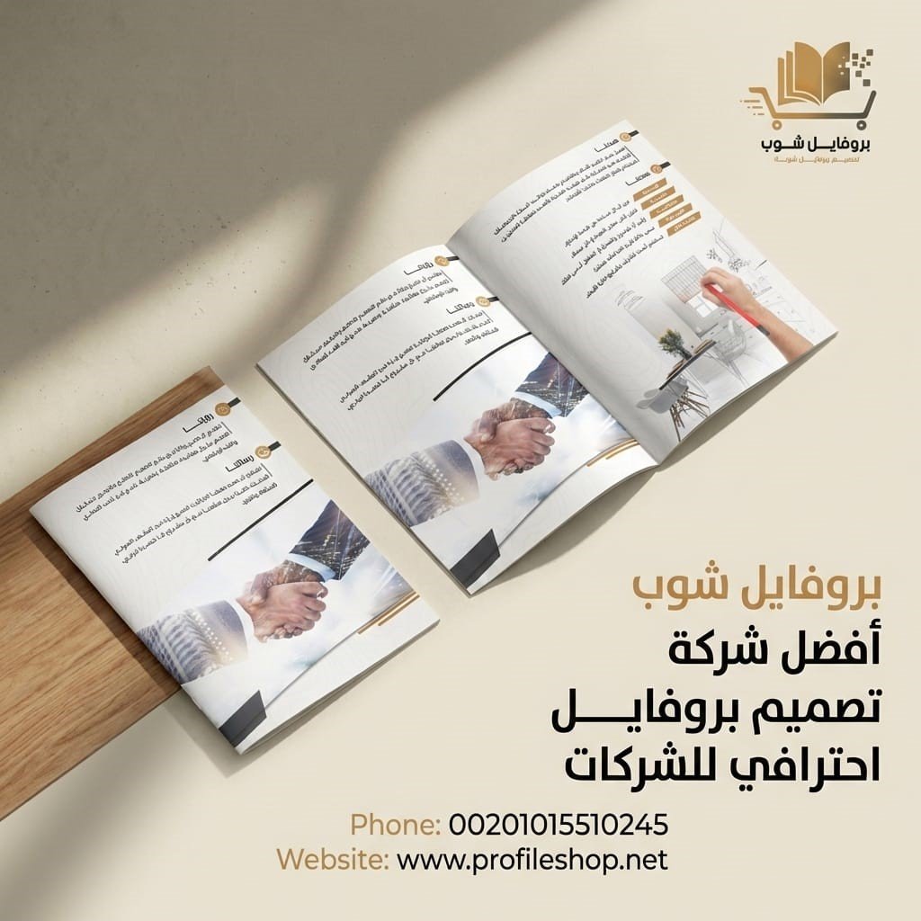 تصميم بروفايل الشركات ودوره في إبراز هوية العلامة التجارية تصميم بروفايل الشركات