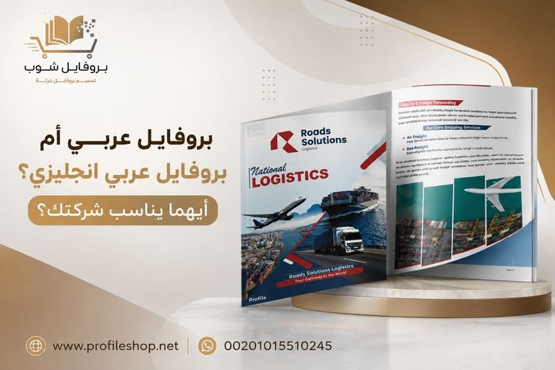 بروفايل عربي أم بروفايل عربي انجليزي؟ أيهما يناسب شركتك؟ بروفايل عربي انجليزي