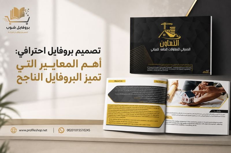 تصميم بروفايل احترافي: أهم المعايير التي تميز البروفايل الناجح تصميم بروفايل احترافي
