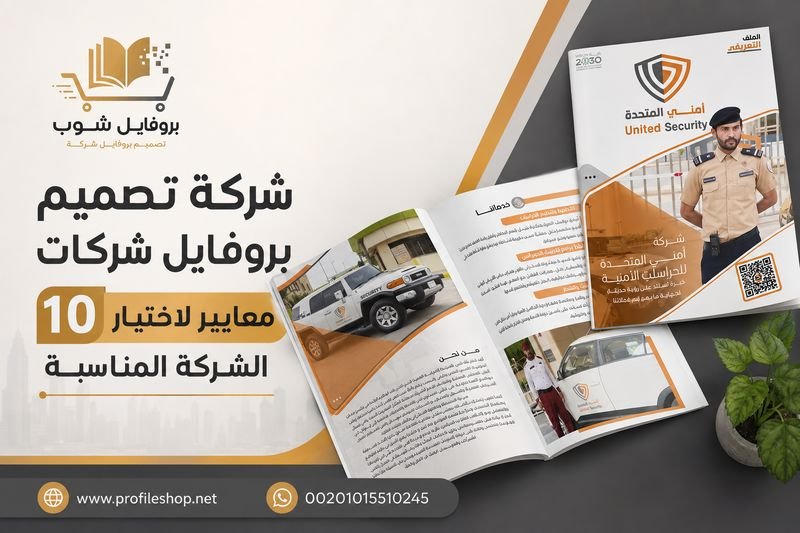 شركة تصميم بروفايل شركات | 10 معايير لاختيار الشركة المناسبة شركة تصميم بروفايل شركات
